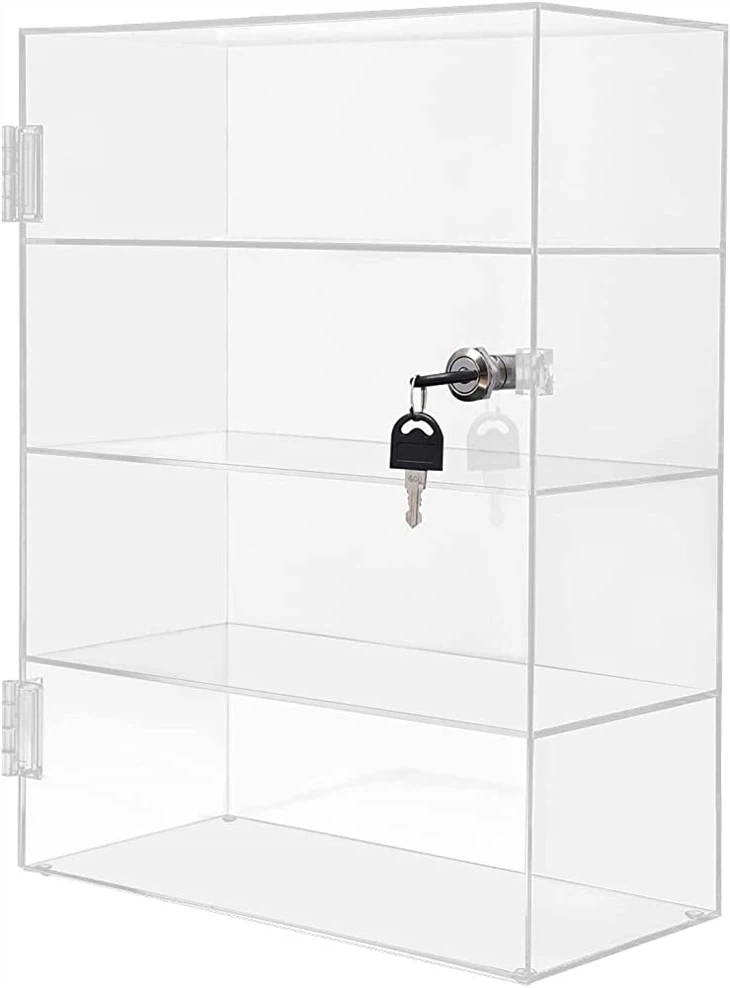Acrylic Showcase Display Case With Lock