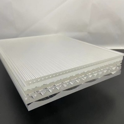 Clear Fluted Acrylic Sheet