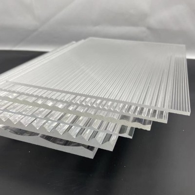 Clear Fluted Acrylic Sheet